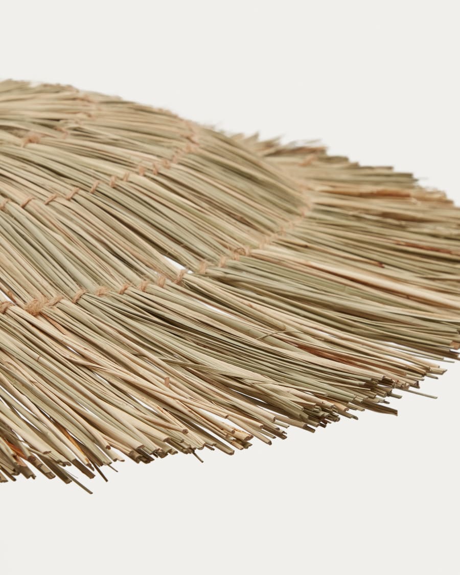 Gualta Lampenschirm für Pendelleuchte aus Naturfasern mit natürlichem Finish Ø 60 cm