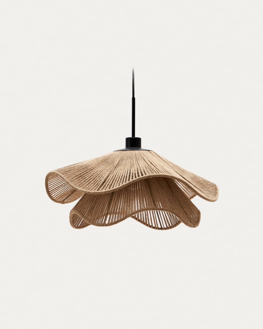 Pontos Lampenschirm für Pendelleuchte aus Jute mit natürlichem Finish Ø 50 cm