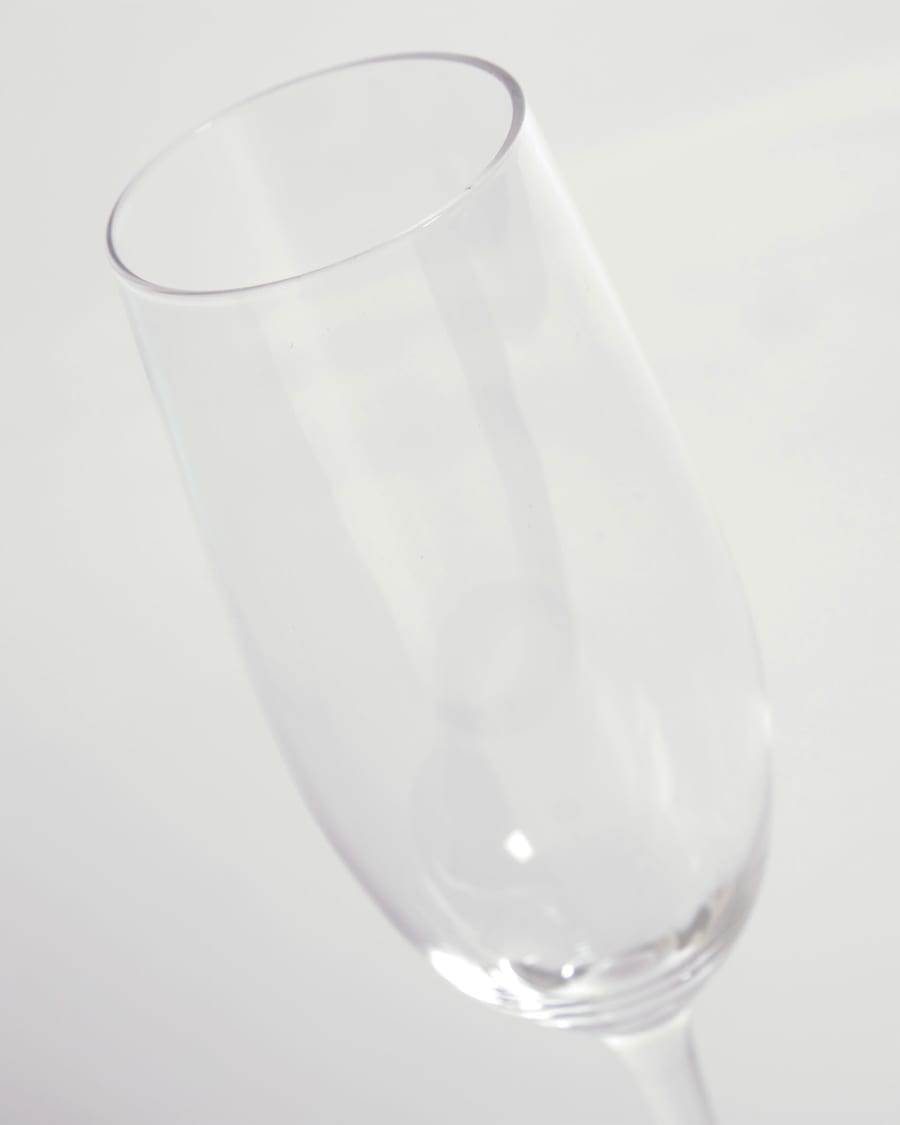 Marien transparent glass champagne flute 20 cl