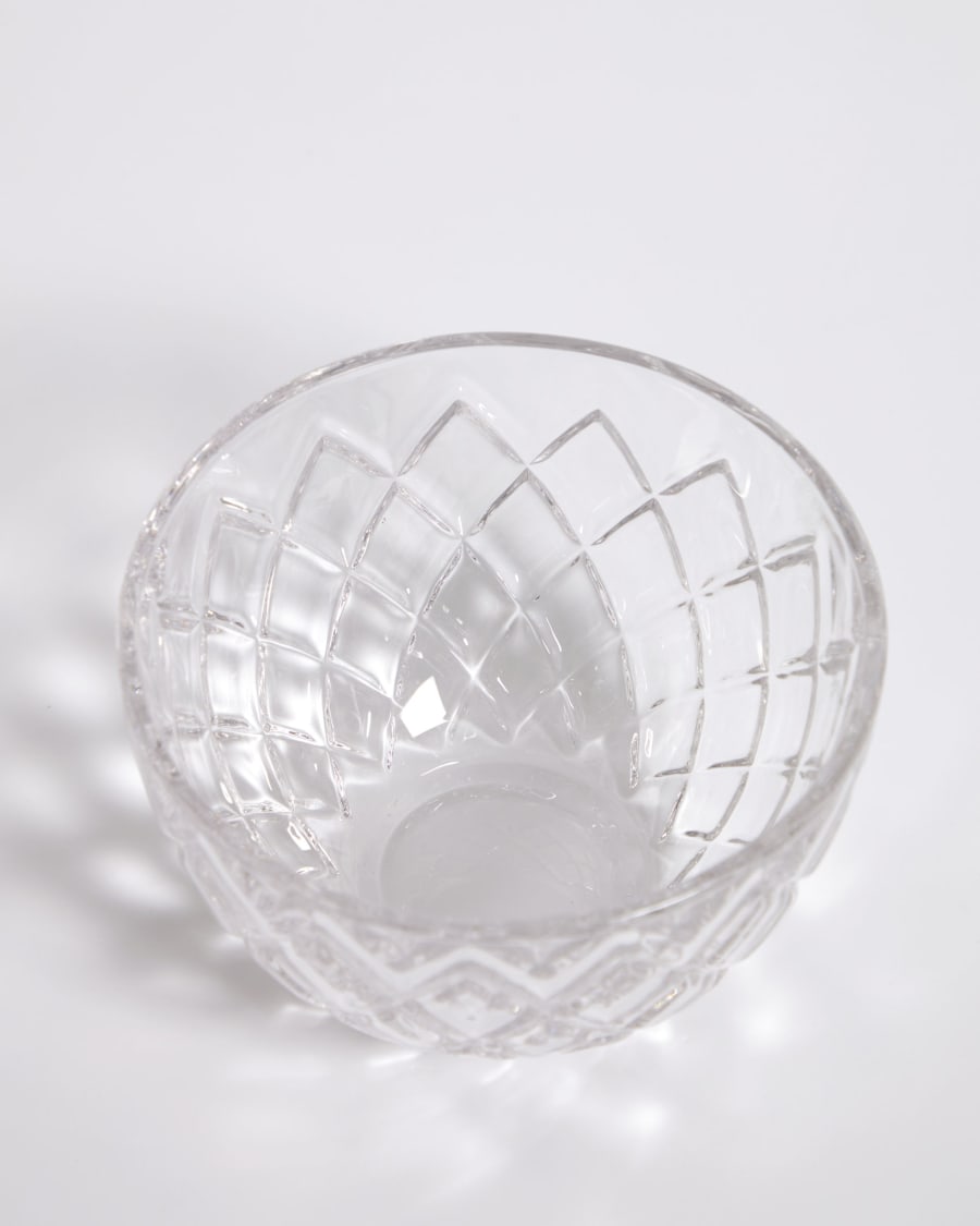Moorley transparent glass bowl