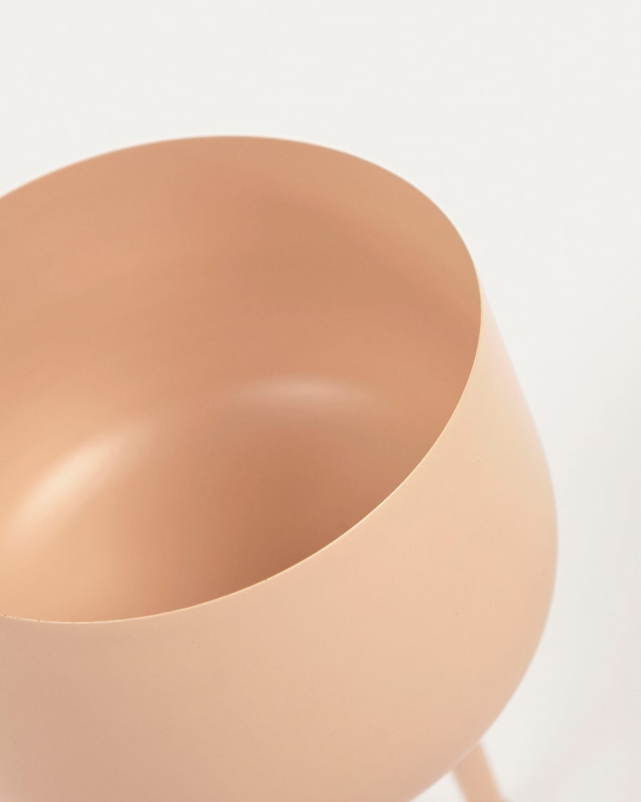 Apia beige metal plant pot stand Ø 15 cm