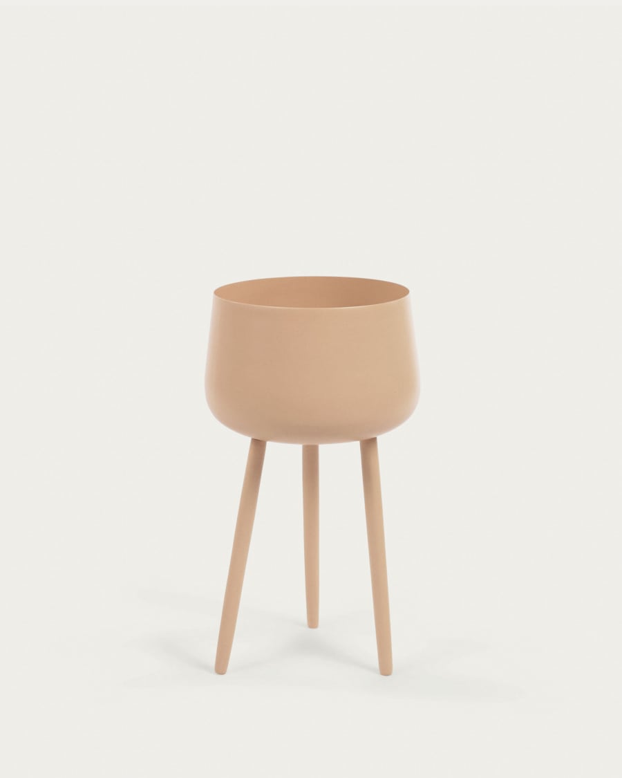 Apia beige metal plant pot stand Ø 15 cm