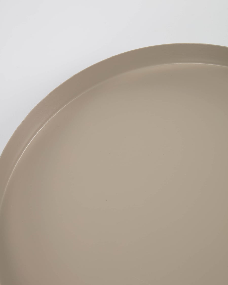 Charisse grey metal table centrepiece
