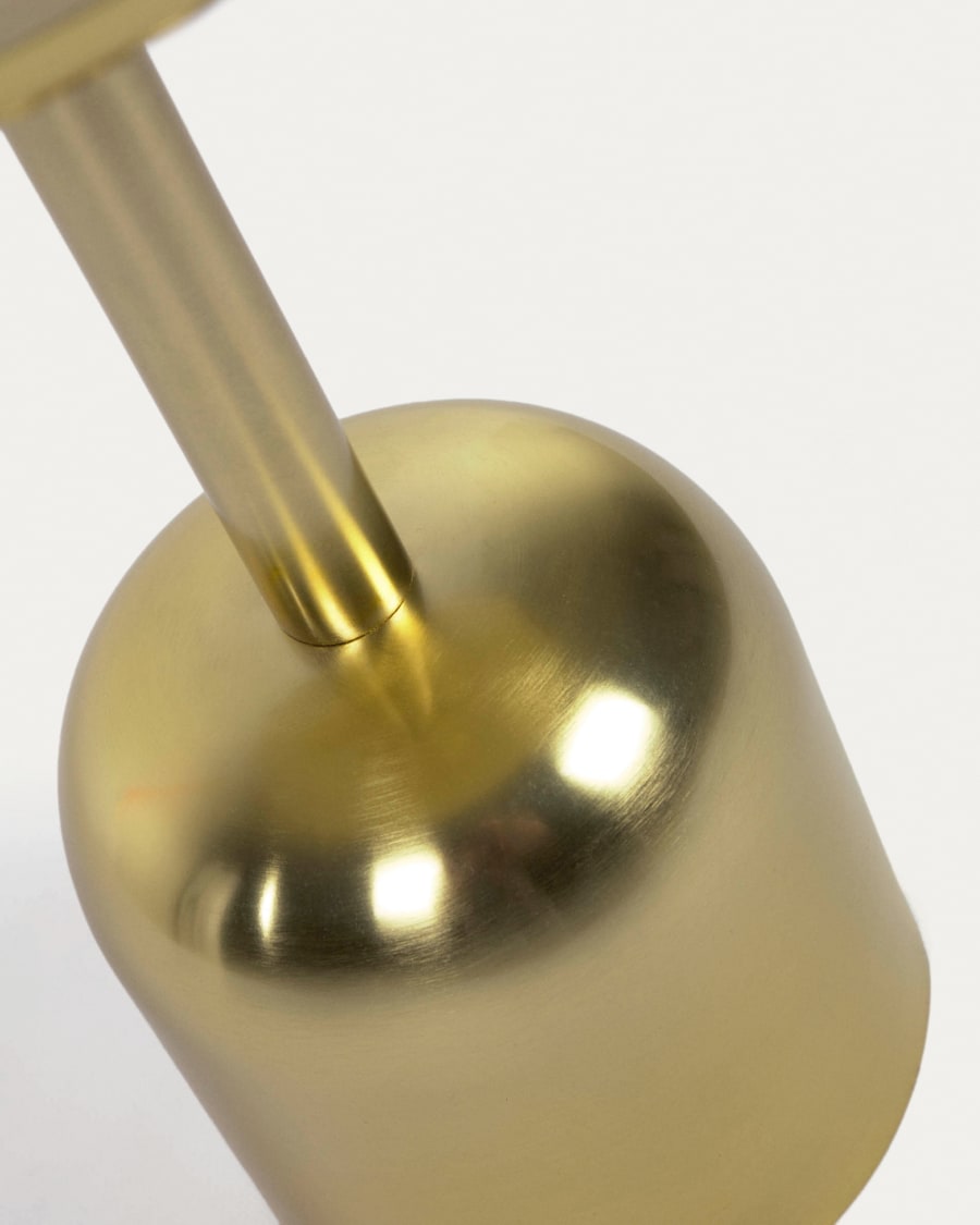 Adaluz runder Beistelltisch aus Metall gold Ø 37 cm