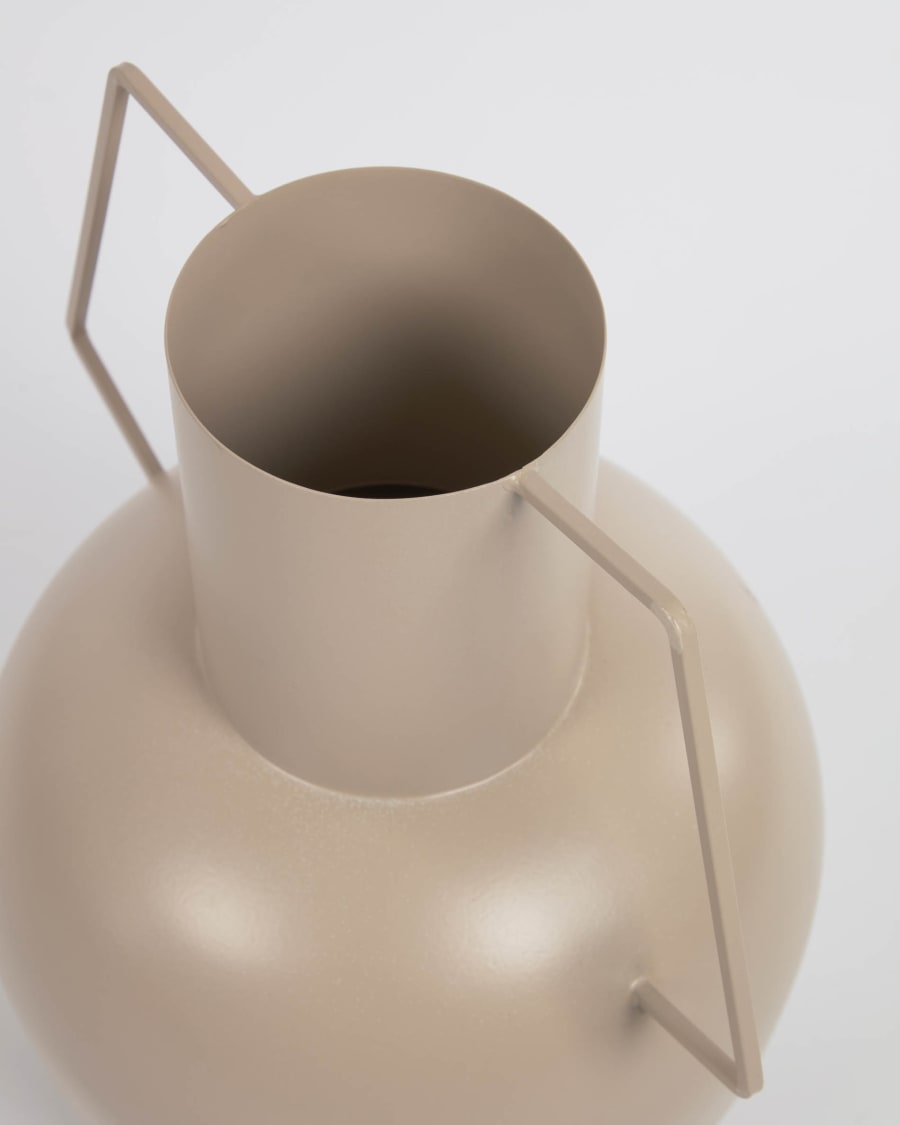 Bellabel vase in light brown metal 38 cm