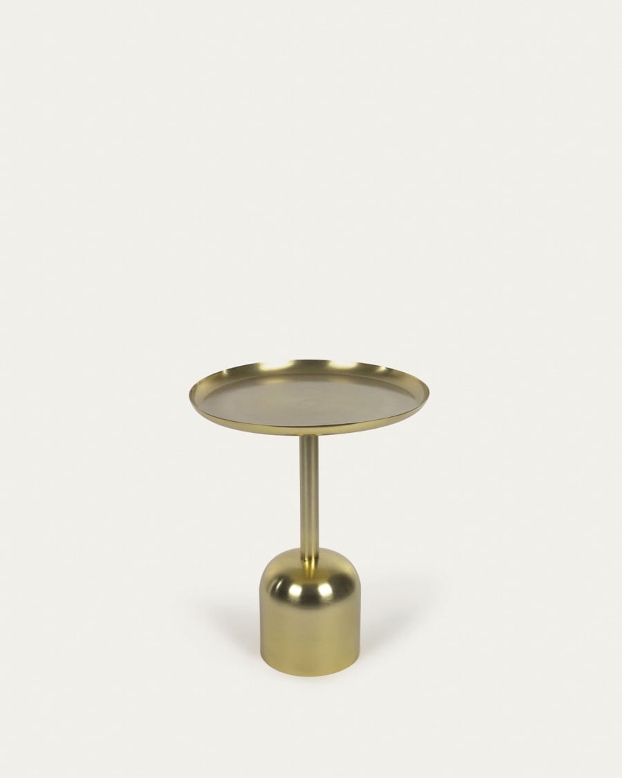 Adaluz runder Beistelltisch aus Metall gold Ø 37 cm