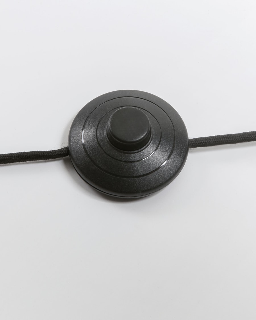 Επιδαπέδιο φωτιστικό Eglantina, , βαμμένο μαύρο μέταλλο