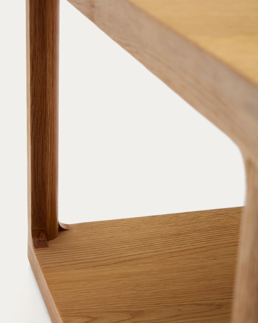 Maymai oak wood side table 50 x 50 cm