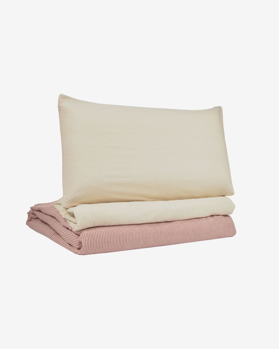Giorgii duvet cover, sheet & pillowcase set in organic GOTS-certified cotton 70 x 140 cm