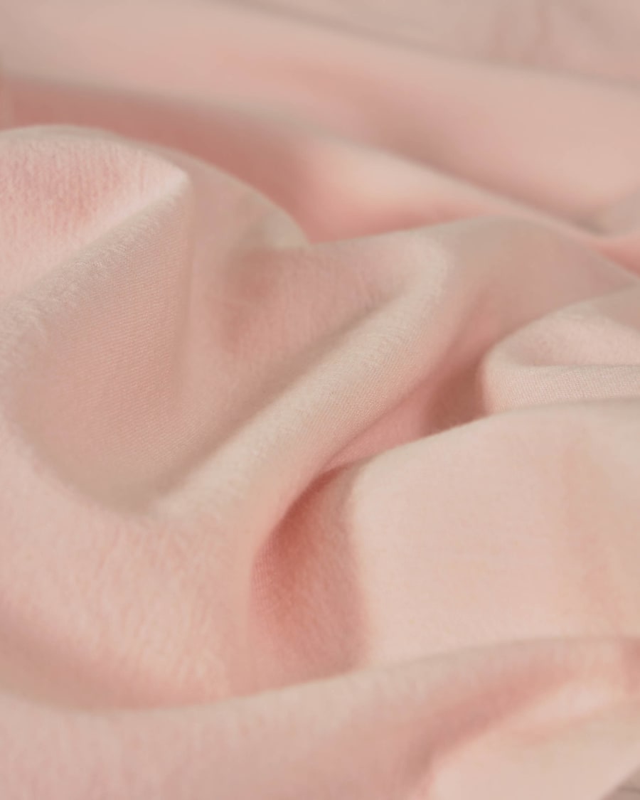 Gaitana duvet cover, sheet & pillowcase set in pink GOTS-certified cotton 70 x 140 cm