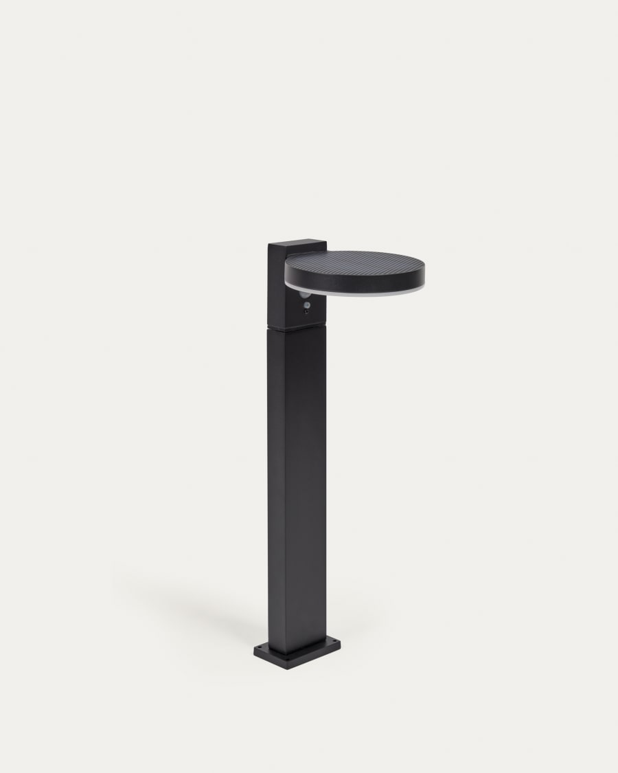 Berarda aluminium solar lantern with black finish 50 cm