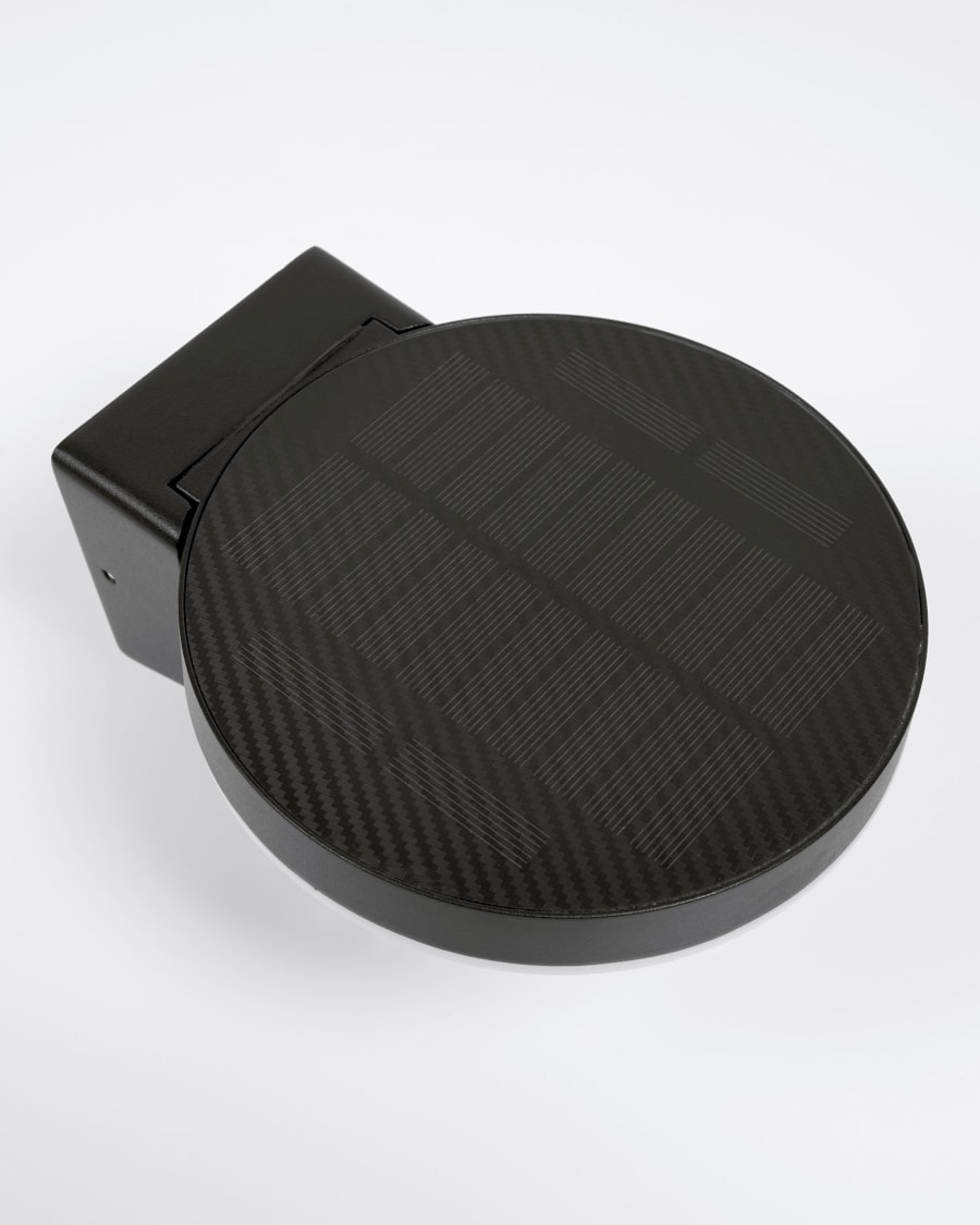 Berarda aluminium solar light with black finish