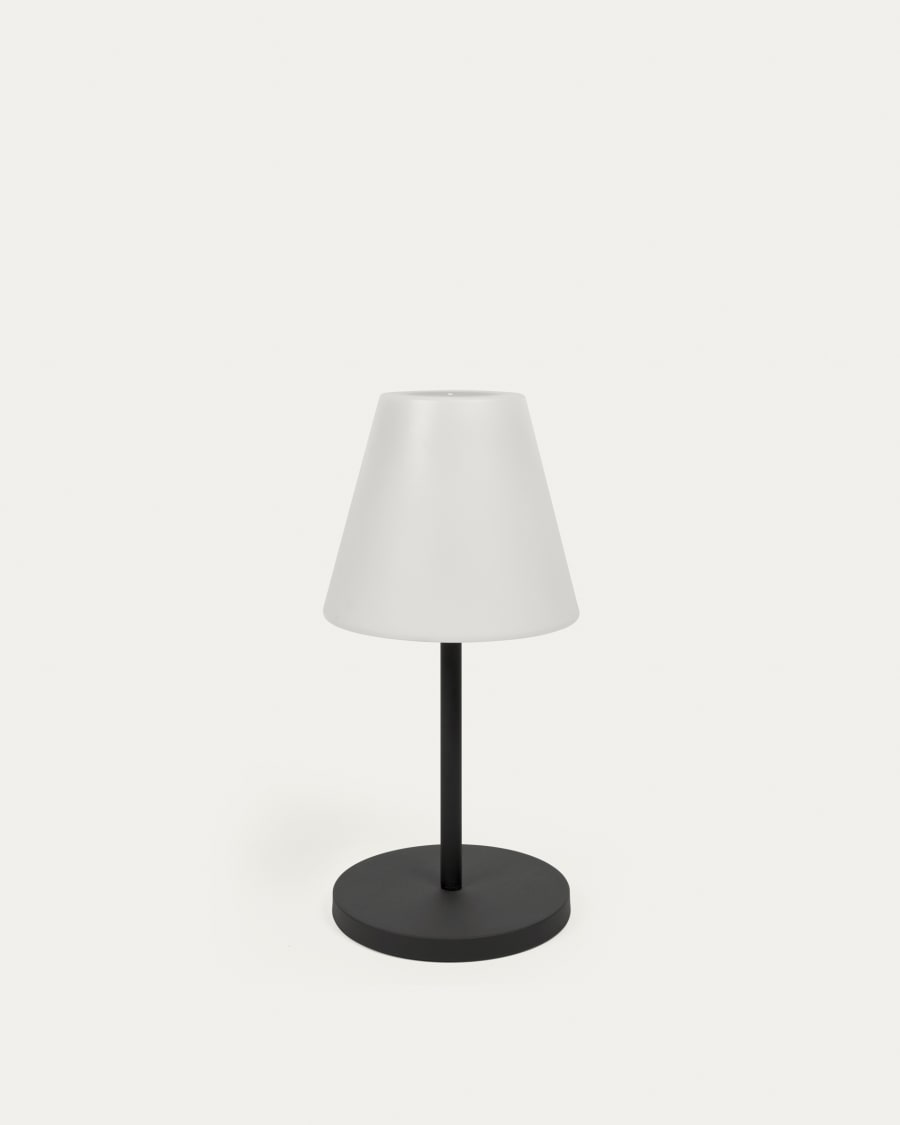 Outdoor Amaray table lamp in steel with black finish