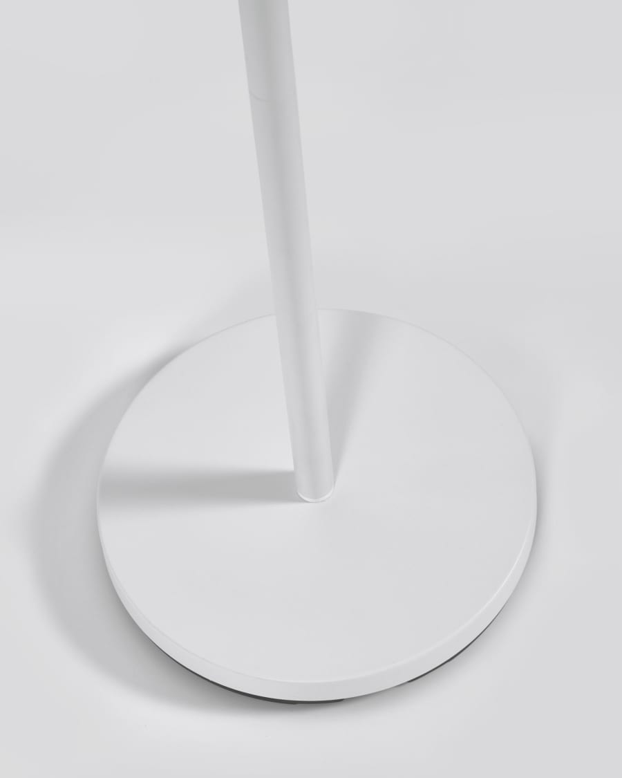 Outdoor Amaray floor lamp in steel with white finish
