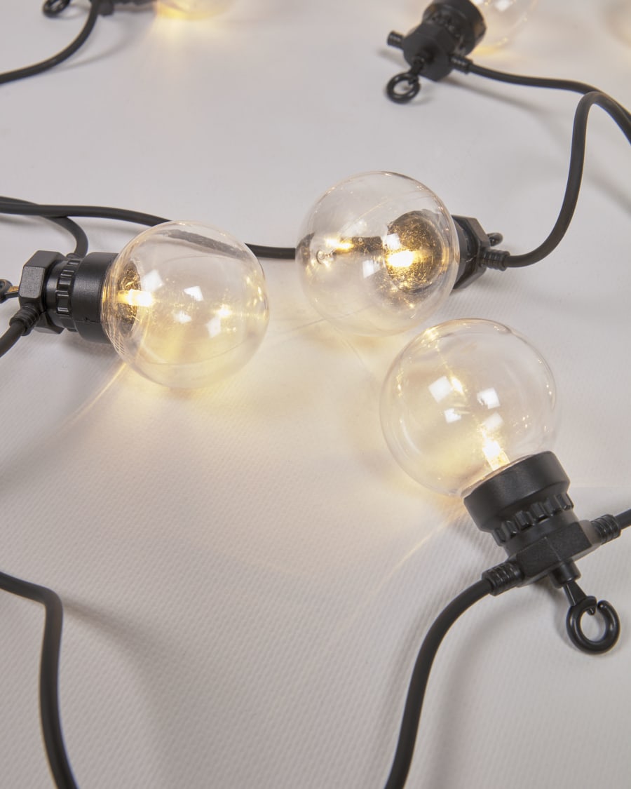 Blanca transparent LED festoon lights, 7 m