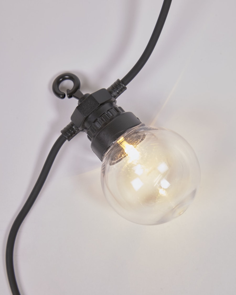Blanca transparent LED festoon lights, 7 m