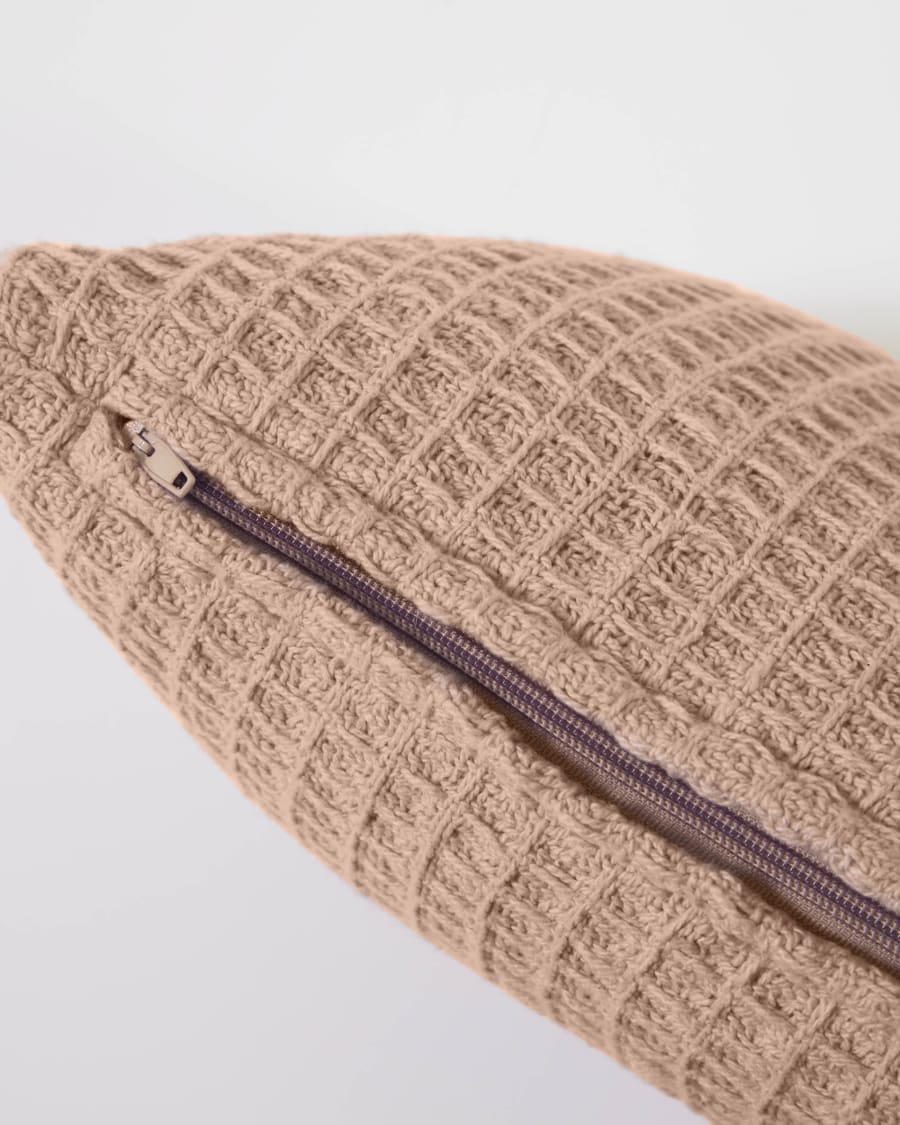 Housse de coussin Shallowy 100% coton rose 30 x 50 cm