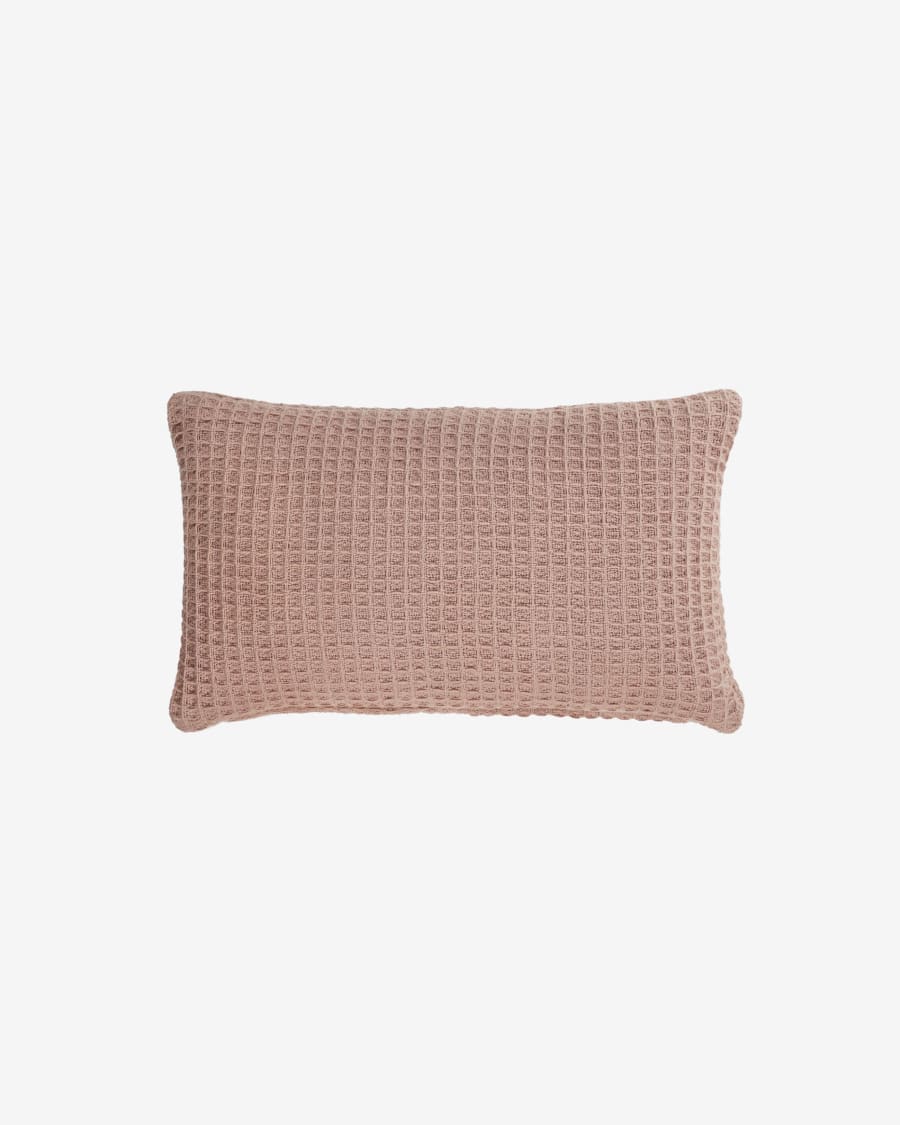 Housse de coussin Shallowy 100% coton rose 30 x 50 cm