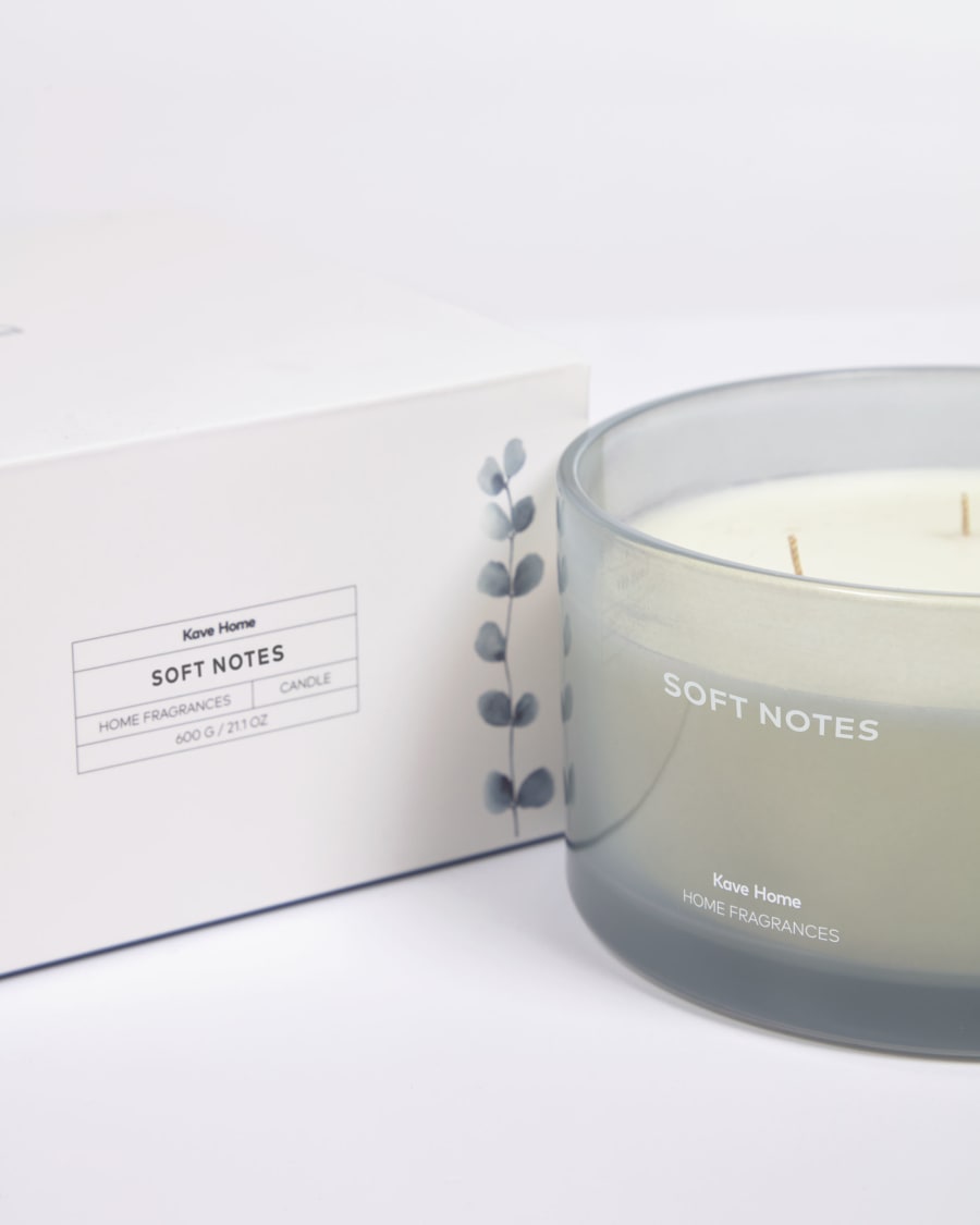 Scented candle Soft Notes 600 gr