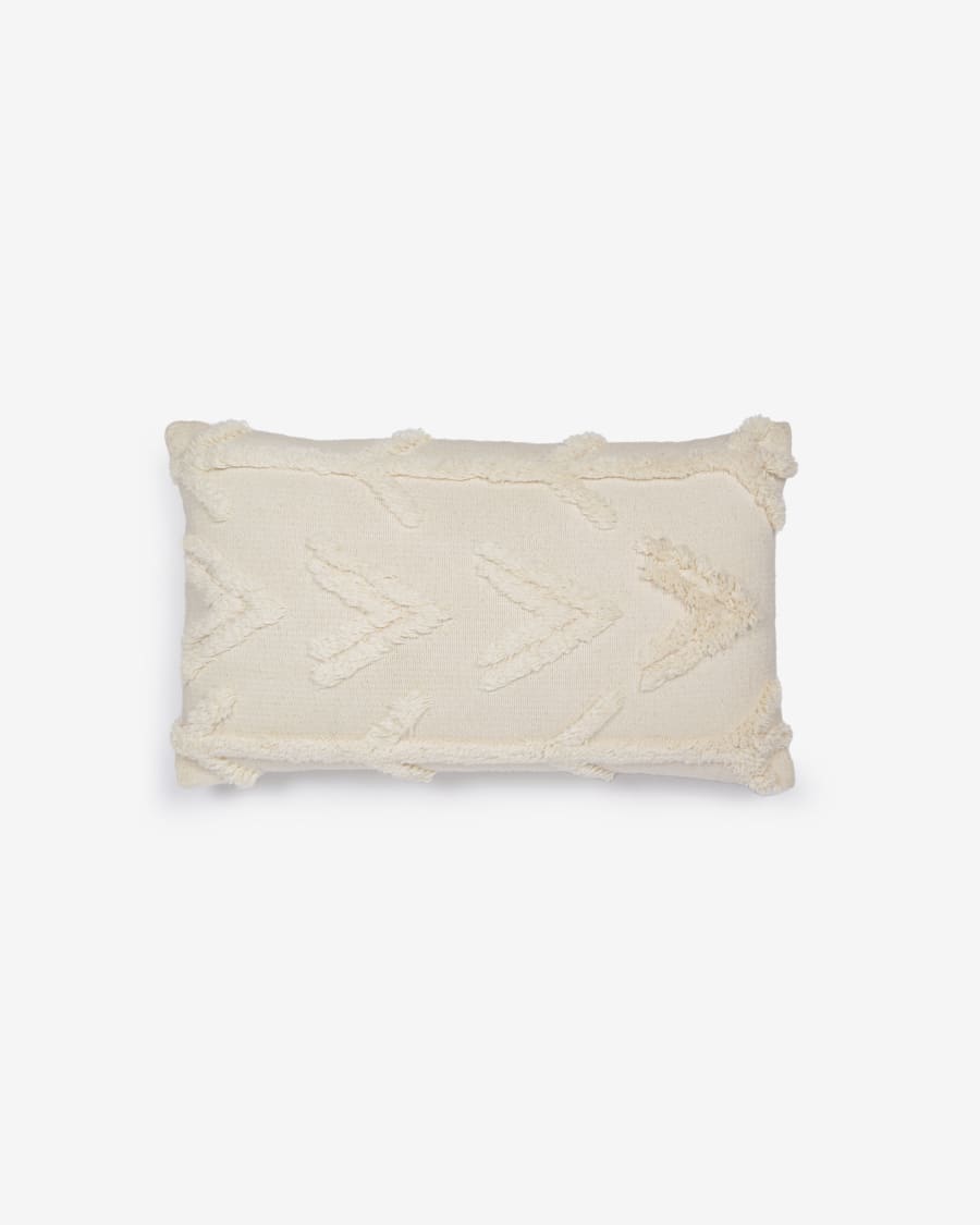 Nila white knitted cushion cover 30 x 50 cm Kave Home Germany