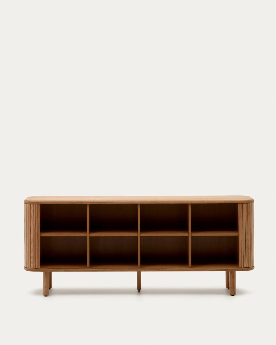 Mailen 2 door sideboard in ash veneer with a natural finish 180 x 75 cm