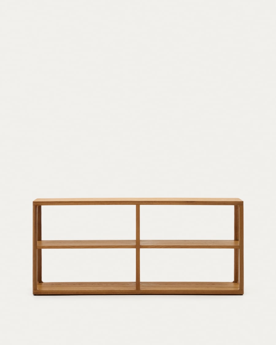 Maymai shelf with solid oak structure 180 x 81 cm