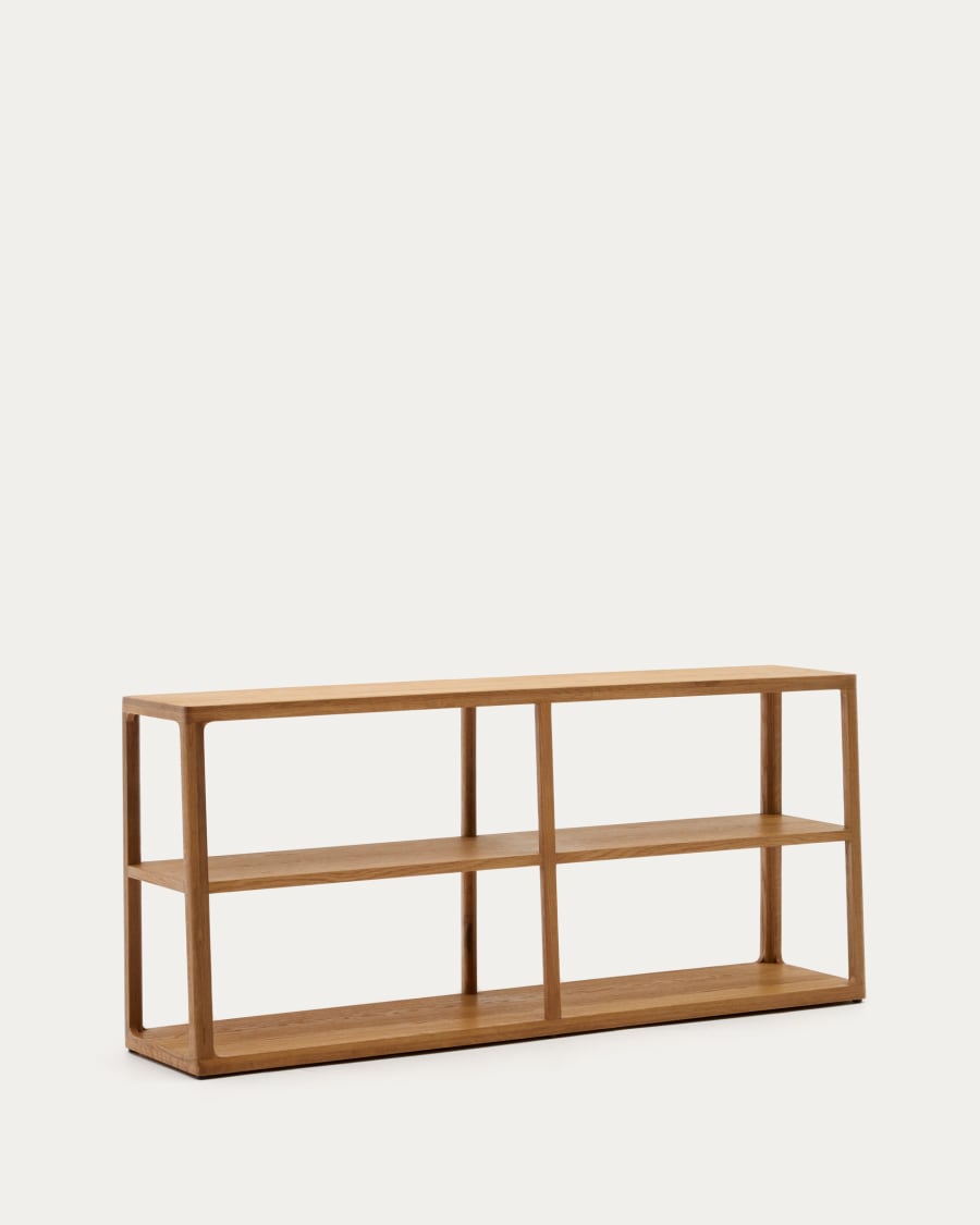 Maymai shelf with solid oak structure 180 x 81 cm