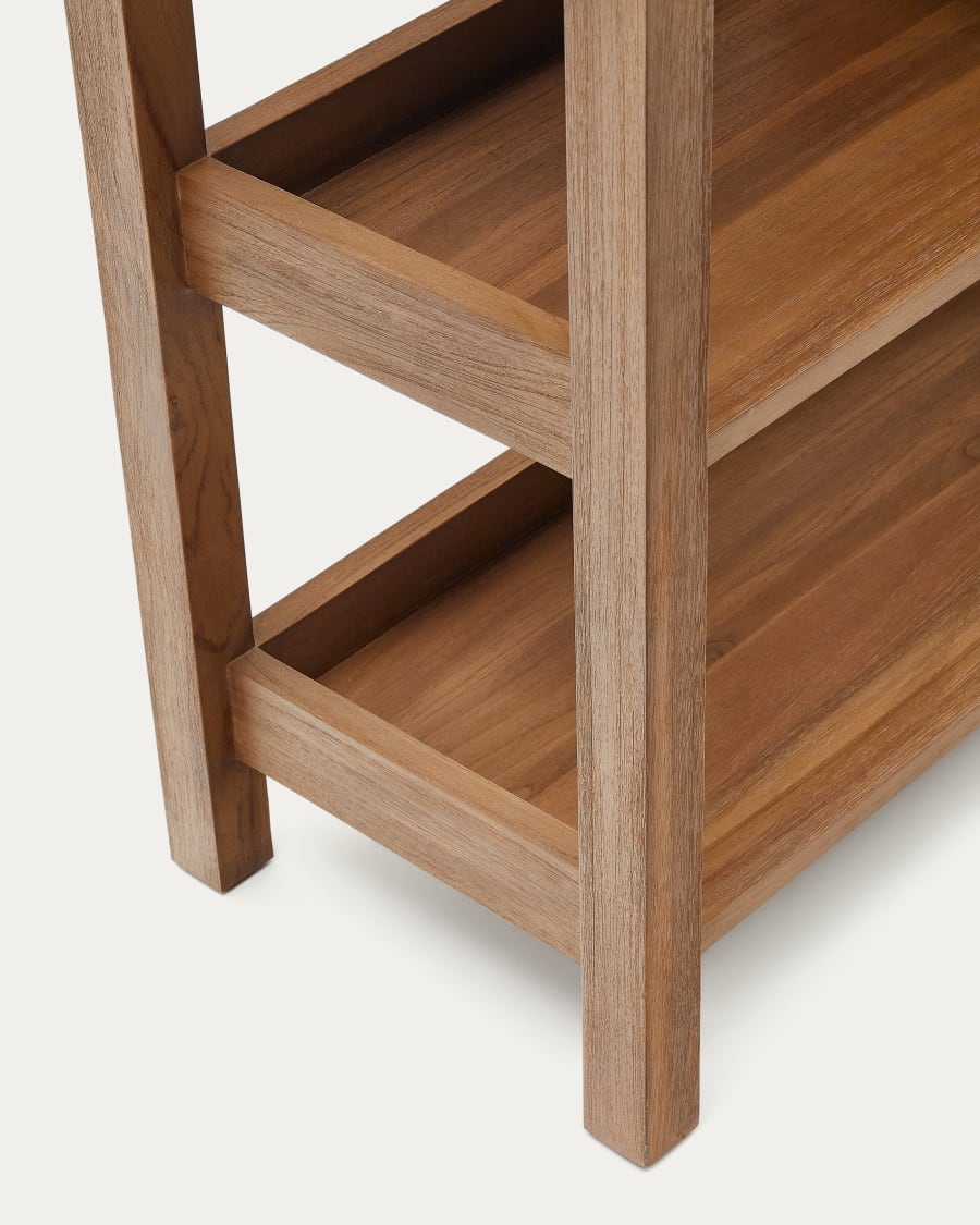 Sashi shelving unit made in solid teak wood 150 x 185 cm