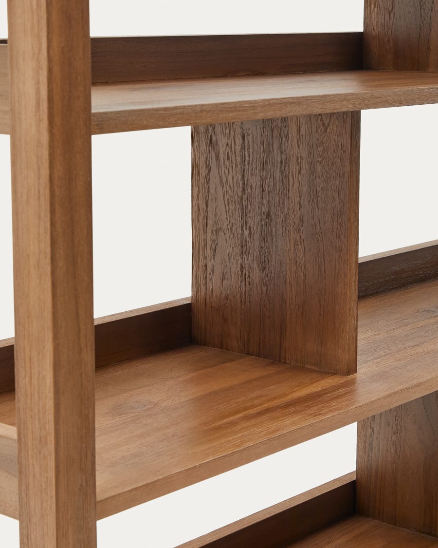 Sashi shelving unit made in solid teak wood 150 x 185 cm