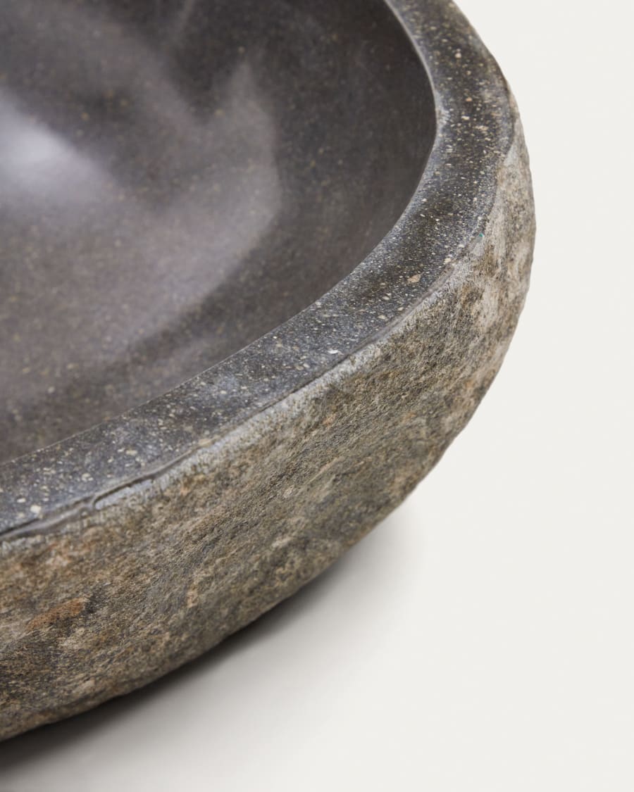 Tetsu stone wash basin, Ø 40 cm