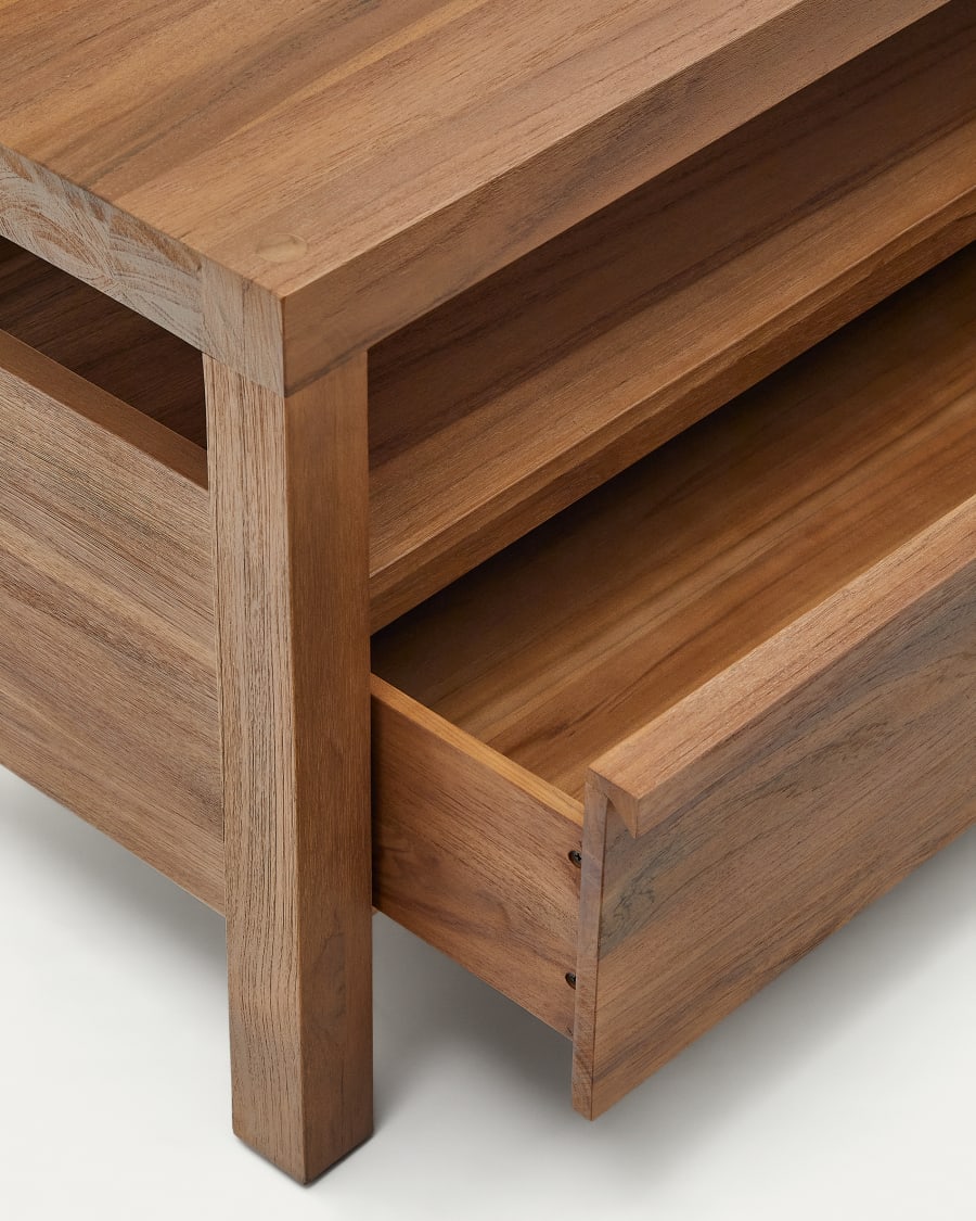 Sashi TV stand made in solid teak wood 200 x 40 cm