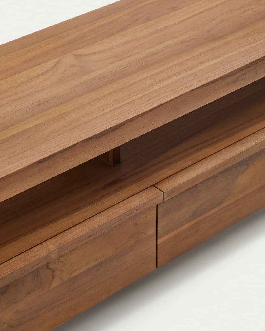 Sashi TV stand made in solid teak wood 200 x 40 cm