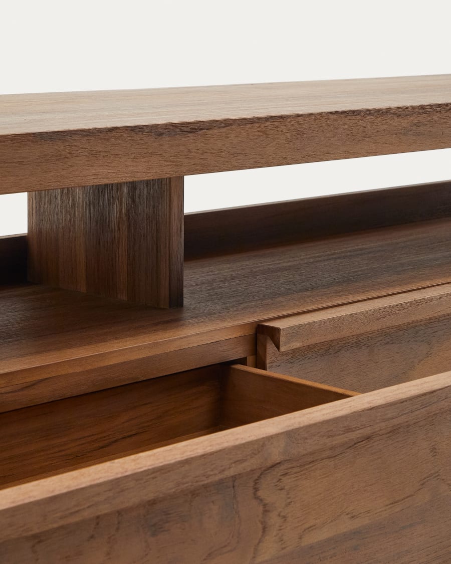Sashi TV stand made in solid teak wood 200 x 40 cm