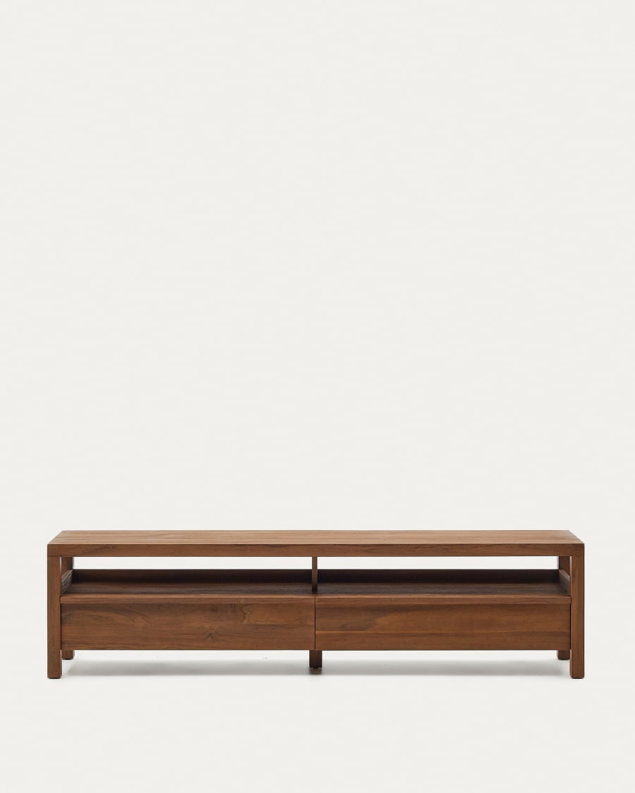 Sashi TV stand made in solid teak wood 200 x 40 cm