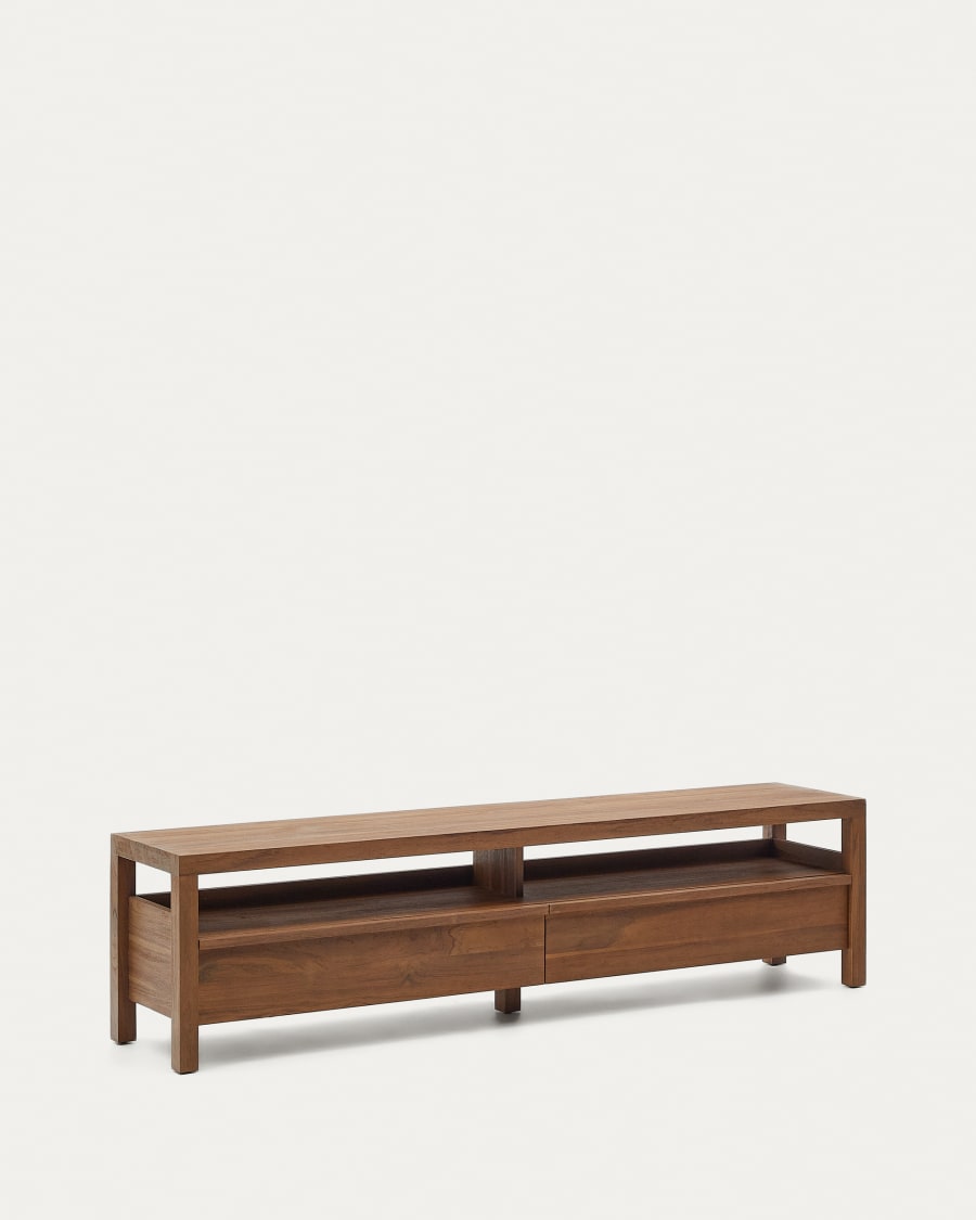 Sashi TV stand made in solid teak wood 200 x 40 cm