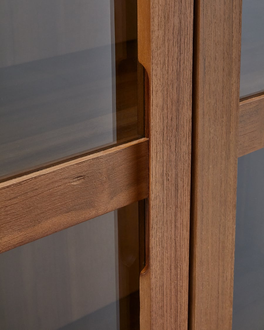 Sashi cabinet made in solid teak wood 110 x 185 cm