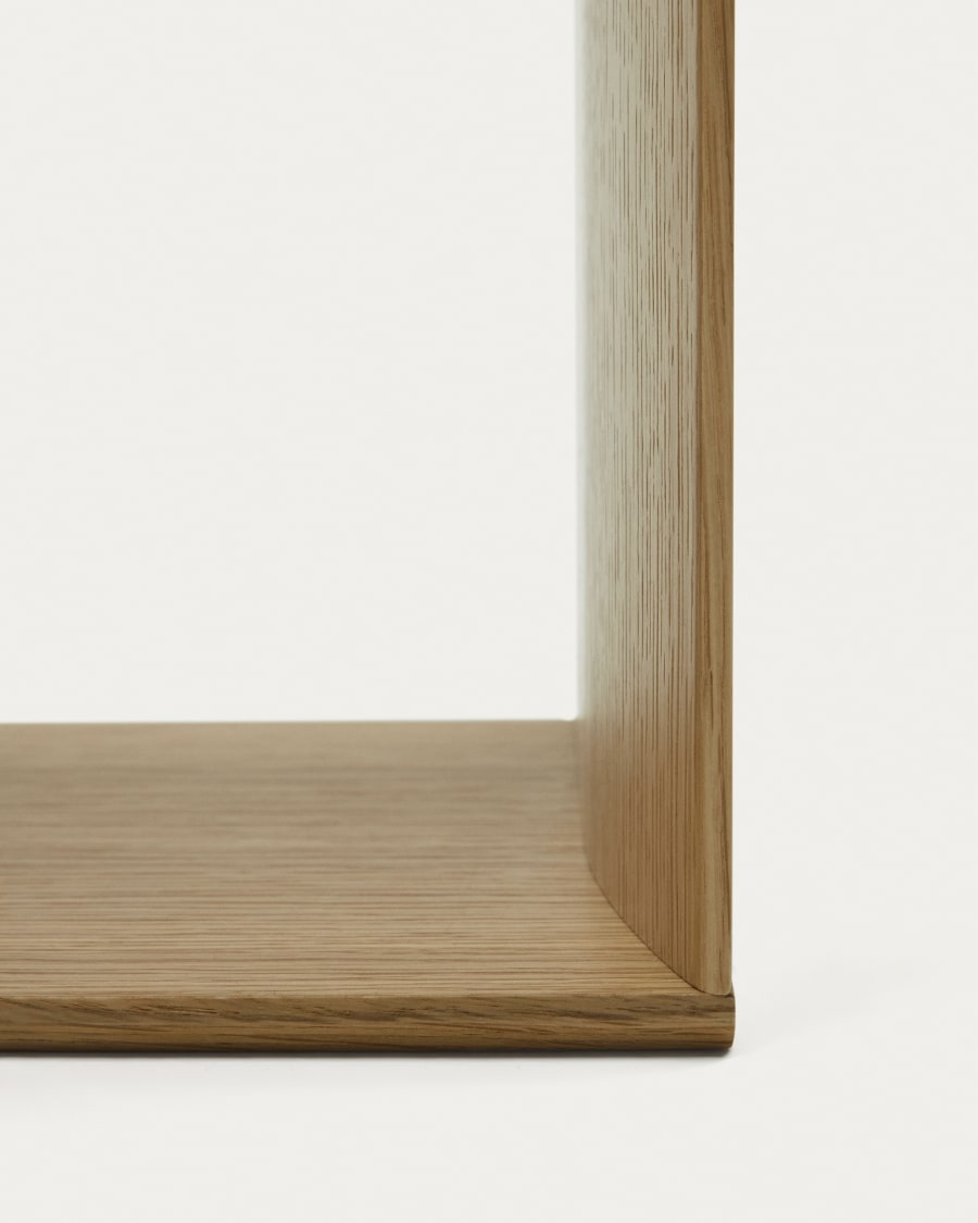 Litto large shelf module in oak veneer, 101 x 38 cm
