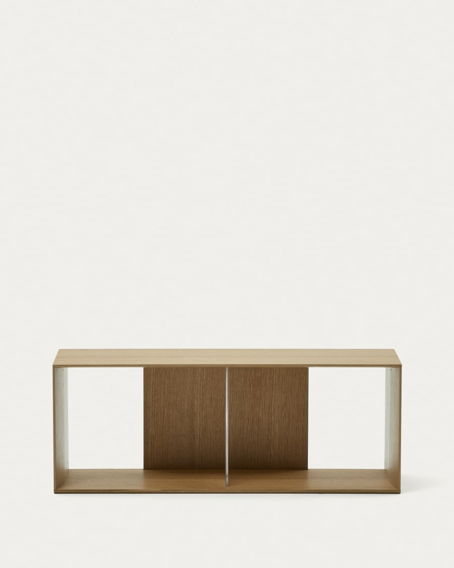 Litto large shelf module in oak veneer, 101 x 38 cm