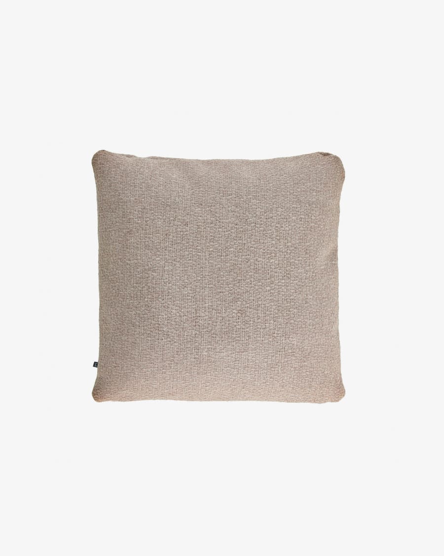 Noa cushion cover in beige, 45 x 45 cm