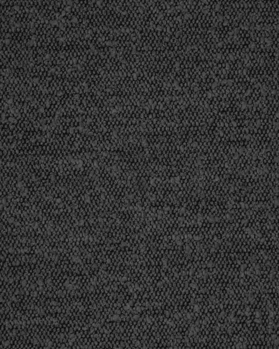Stoffmuster Ascot Bouclé schwarz 10 x 15 cm