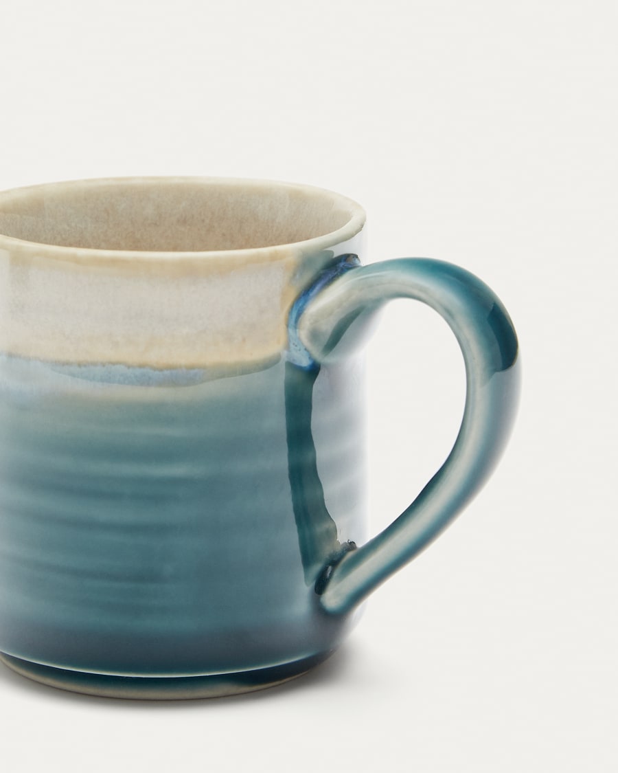 Sanet small, blue and white, ceramic cup
