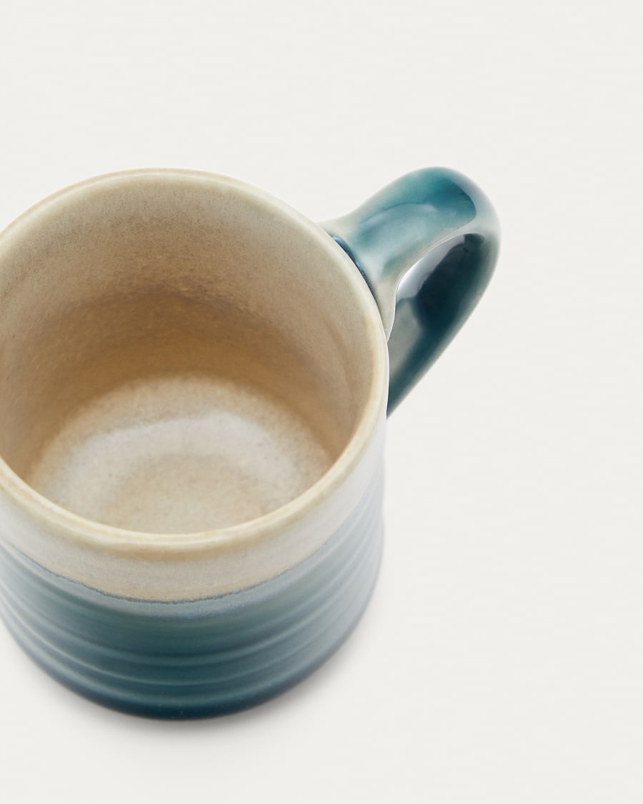 Sanet small, blue and white, ceramic cup