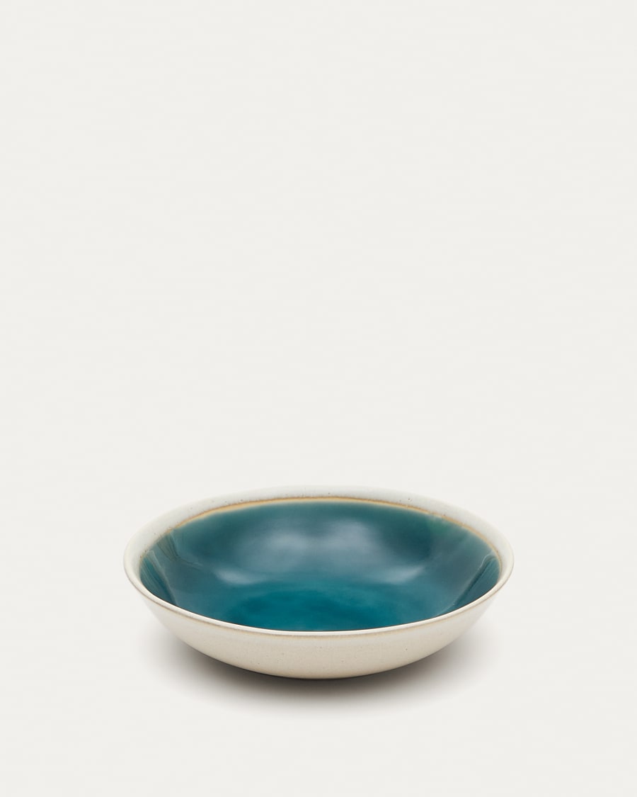 Sanet blue and white, ceramic soup bowl