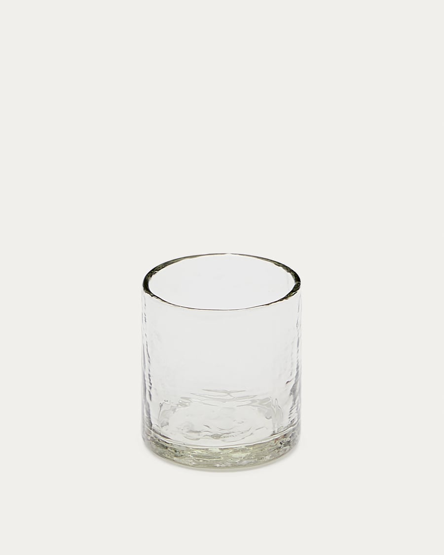 Silitia set of 4 transparent recycled glass cups