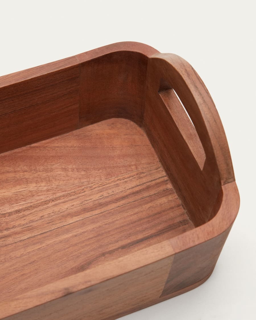 Gruma serving tray, solid acacia wood