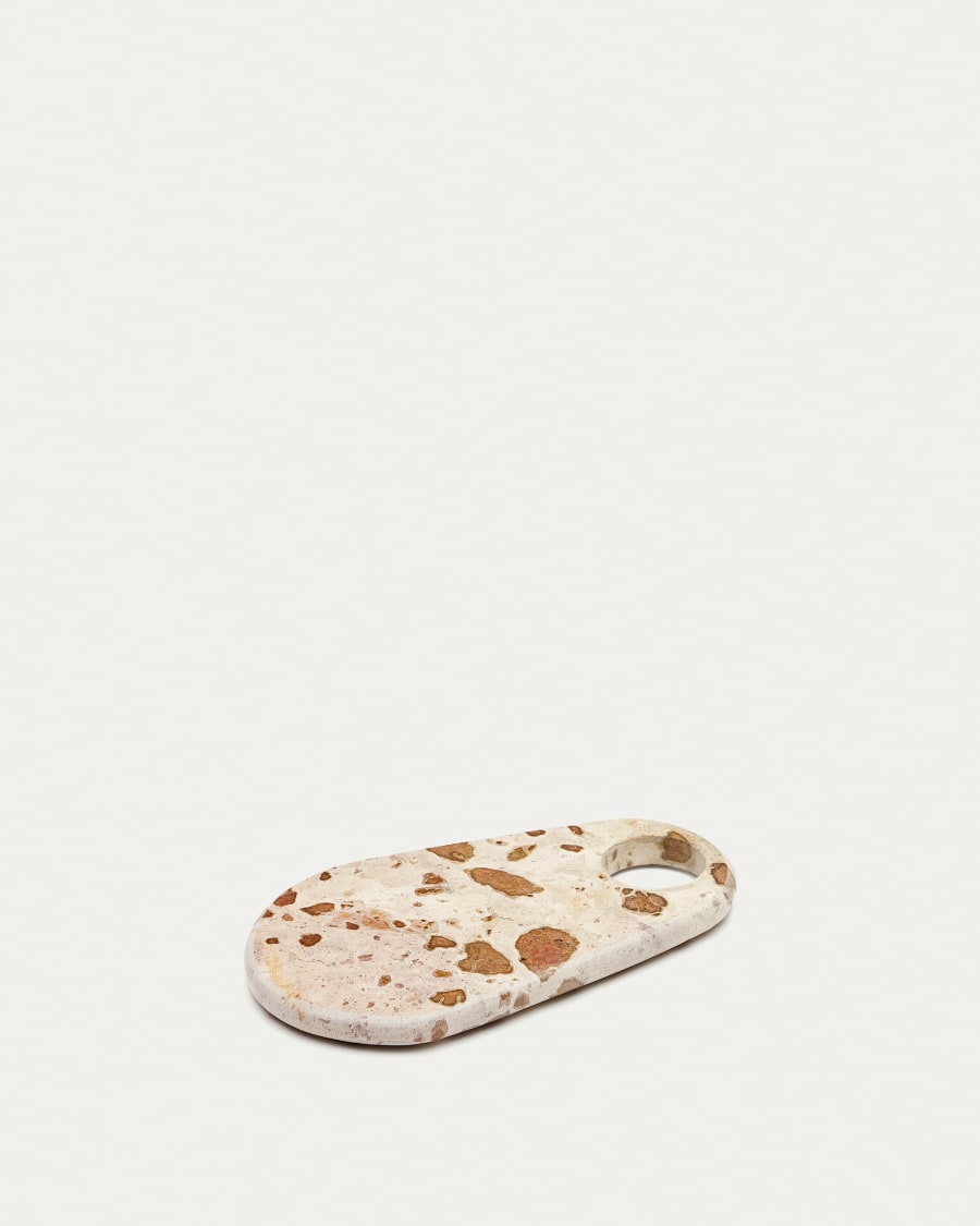 Machelina small beige marble serving board