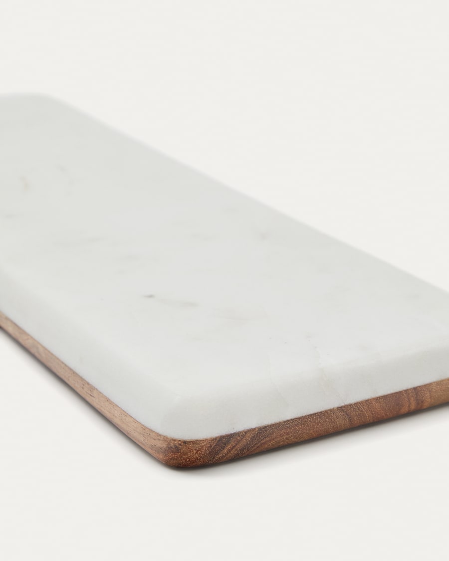 Senna small acacia wood serving board