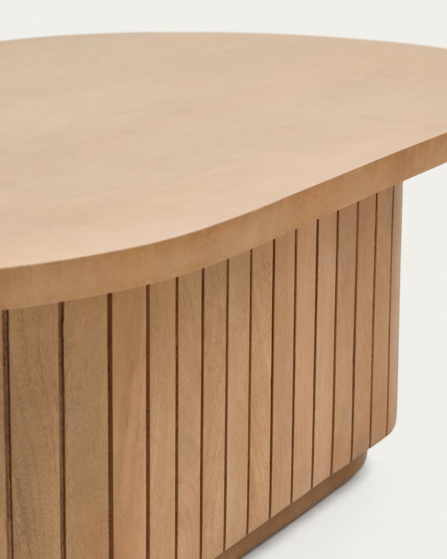 Licia solid mango wood coffee table, 120 x 60 cm