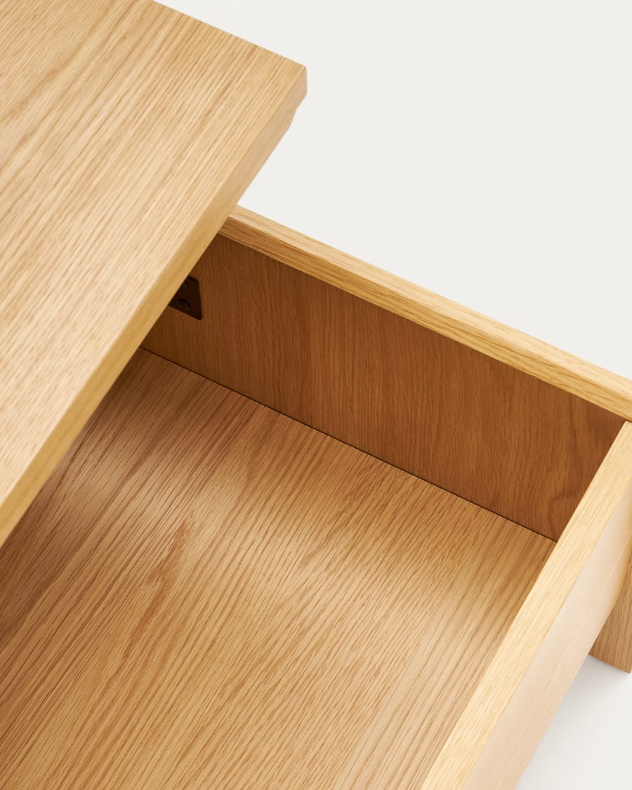 Abilen oak wood lift-up coffee table 110 x 60 cm FSC 100%