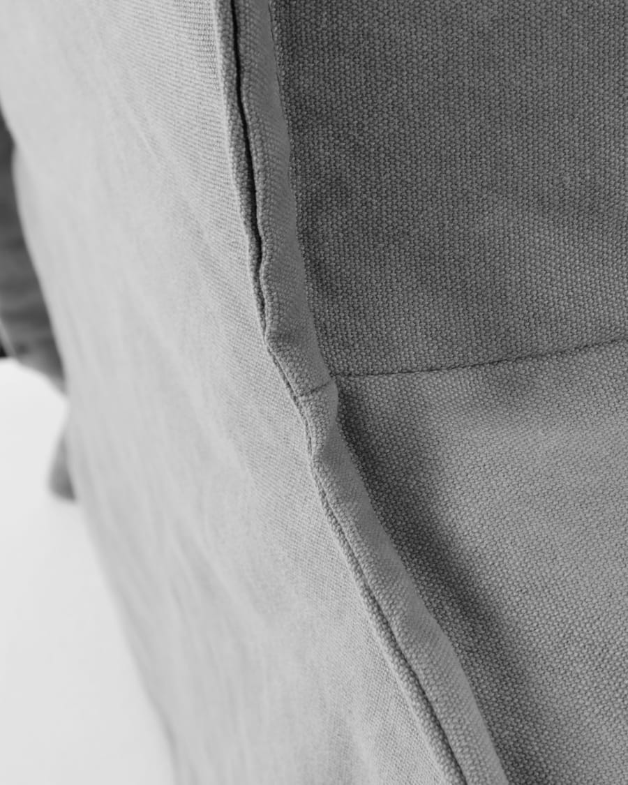 Lyanna sofa bed in grey 140 cm